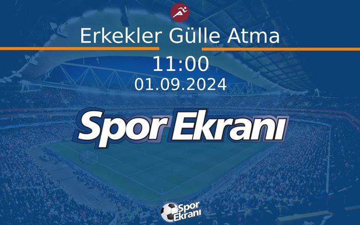 01 Eylül 2024 Paris 2024 Paralimpik Olimpiyatlari - Erkekler Gülle Atma  Hangi Kanalda Saat Kaçta Yayınlanacak?