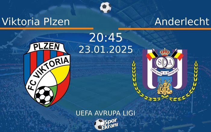 23 Ocak 2025 Viktoria Plzen vs Anderlecht maçı Hangi Kanalda Saat Kaçta Yayınlanacak? 23 Ocak 2025 Viktoria Plzen vs Anderlecht maçı Hangi Kanalda Saat Kaçta Yayınlanacak?