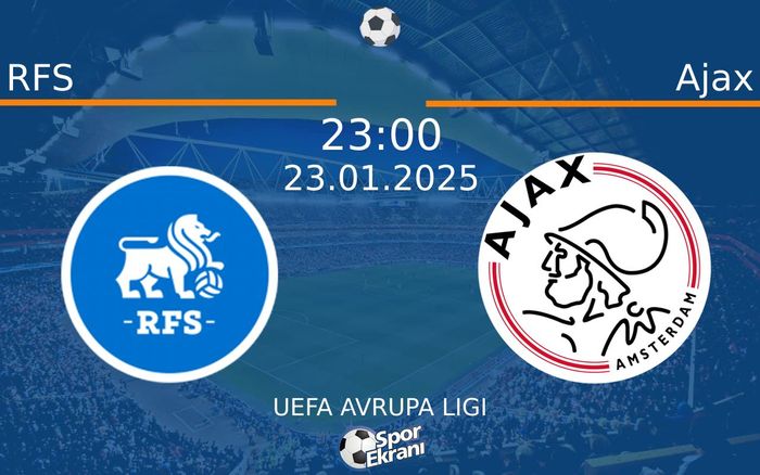 23 Ocak 2025 RFS vs Ajax maçı Hangi Kanalda Saat Kaçta Yayınlanacak? 23 Ocak 2025 RFS vs Ajax maçı Hangi Kanalda Saat Kaçta Yayınlanacak?