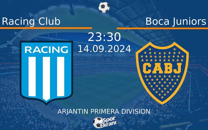 14 Eylül 2024 Racing Club vs Boca Juniors maçı Hangi Kanalda Saat Kaçta Yayınlanacak? 14 Eylül 2024 Racing Club vs Boca Juniors maçı Hangi Kanalda Saat Kaçta Yayınlanacak?