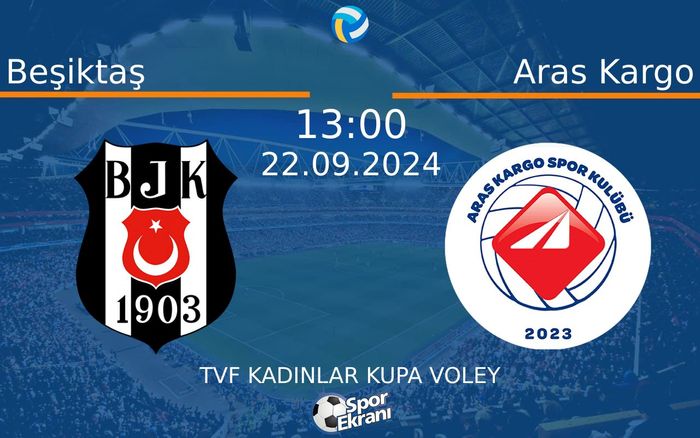 22 Eylül 2024 Beşiktaş vs Aras Kargo maçı Hangi Kanalda Saat Kaçta Yayınlanacak?