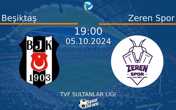 05 Ekim 2024 Beşiktaş vs Zeren Spor maçı Hangi Kanalda Saat Kaçta Yayınlanacak?