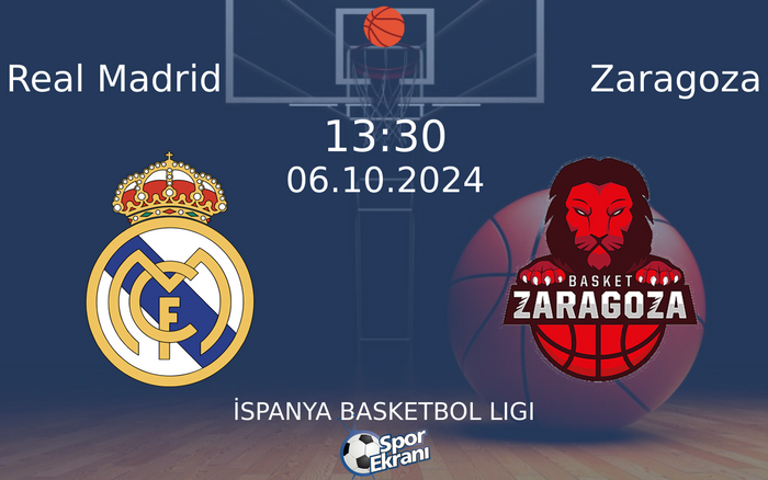 06 Ekim 2024 Real Madrid vs Zaragoza maçı Hangi Kanalda Saat Kaçta Yayınlanacak? 06 Ekim 2024 Real Madrid vs Zaragoza maçı Hangi Kanalda Saat Kaçta Yayınlanacak?