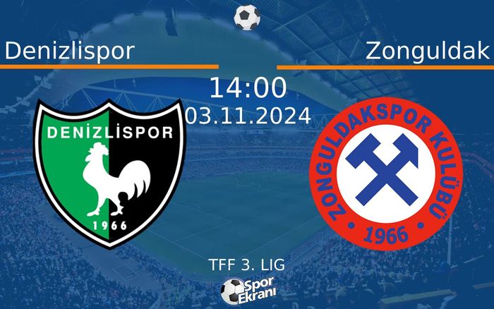 03 Kasım 2024 Denizlispor vs Zonguldak maçı Hangi Kanalda Saat Kaçta Yayınlanacak? 03 Kasım 2024 Denizlispor vs Zonguldak maçı Hangi Kanalda Saat Kaçta Yayınlanacak?