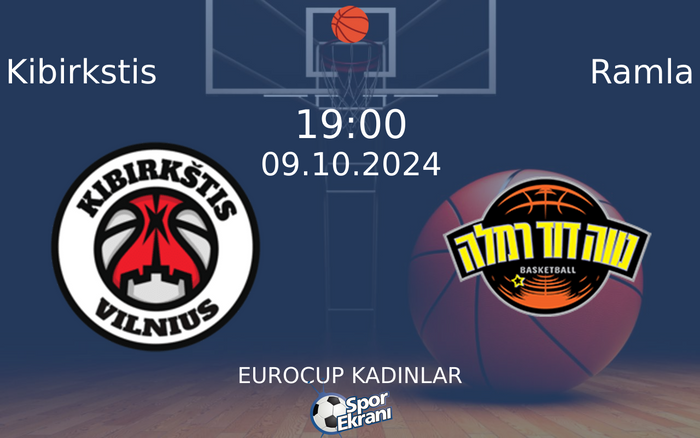 09 Ekim 2024 Kibirkstis vs Ramla maçı Hangi Kanalda Saat Kaçta Yayınlanacak?