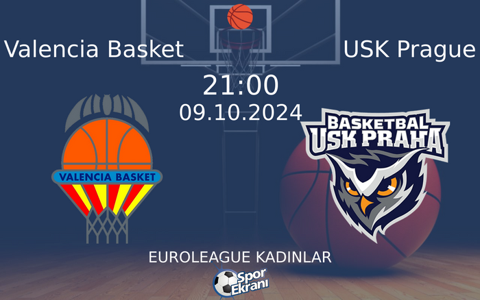 09 Ekim 2024 Valencia Basket vs USK Prague maçı Hangi Kanalda Saat Kaçta Yayınlanacak? 09 Ekim 2024 Valencia Basket vs USK Prague maçı Hangi Kanalda Saat Kaçta Yayınlanacak?