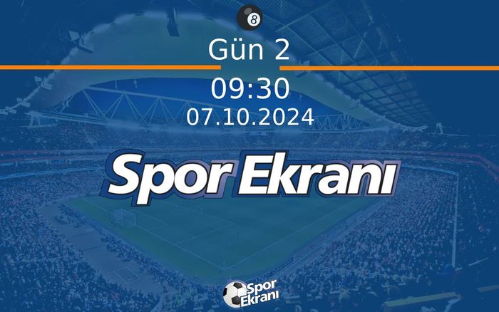 07 Ekim 2024 Snooker Wuhan Açik - Gün 2  Hangi Kanalda Saat Kaçta Yayınlanacak?