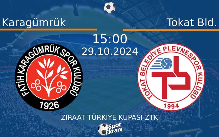 29 Ekim 2024 Karagümrük vs Tokat Bld. maçı Hangi Kanalda Saat Kaçta Yayınlanacak? 29 Ekim 2024 Karagümrük vs Tokat Bld. maçı Hangi Kanalda Saat Kaçta Yayınlanacak?