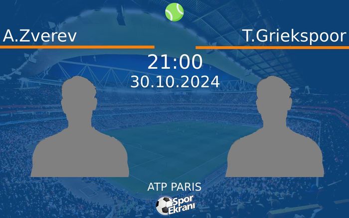 30 Ekim 2024 A.Zverev vs T.Griekspoor maçı Hangi Kanalda Saat Kaçta Yayınlanacak? 30 Ekim 2024 A.Zverev vs T.Griekspoor maçı Hangi Kanalda Saat Kaçta Yayınlanacak?