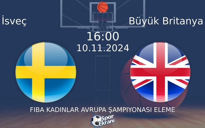 10 Kasım 2024 İsveç vs Büyük Britanya maçı Hangi Kanalda Saat Kaçta Yayınlanacak? 10 Kasım 2024 İsveç vs Büyük Britanya maçı Hangi Kanalda Saat Kaçta Yayınlanacak?