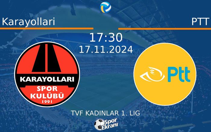 17 Kasım 2024 Karayollari vs PTT maçı Hangi Kanalda Saat Kaçta Yayınlanacak? 17 Kasım 2024 Karayollari vs PTT maçı Hangi Kanalda Saat Kaçta Yayınlanacak?