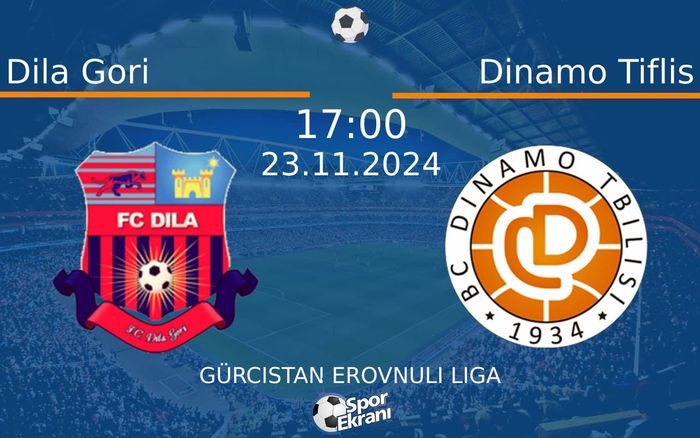 23 Kasım 2024 Dila Gori vs Dinamo Tiflis maçı Hangi Kanalda Saat Kaçta Yayınlanacak? 23 Kasım 2024 Dila Gori vs Dinamo Tiflis maçı Hangi Kanalda Saat Kaçta Yayınlanacak?
