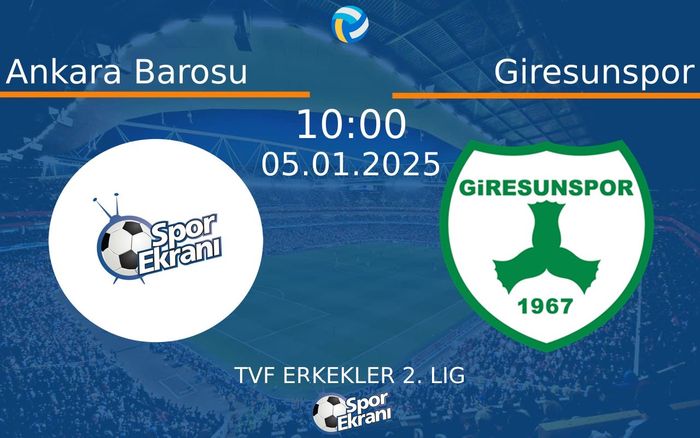 05 Ocak 2025 Ankara Barosu vs Giresunspor maçı Hangi Kanalda Saat Kaçta Yayınlanacak?