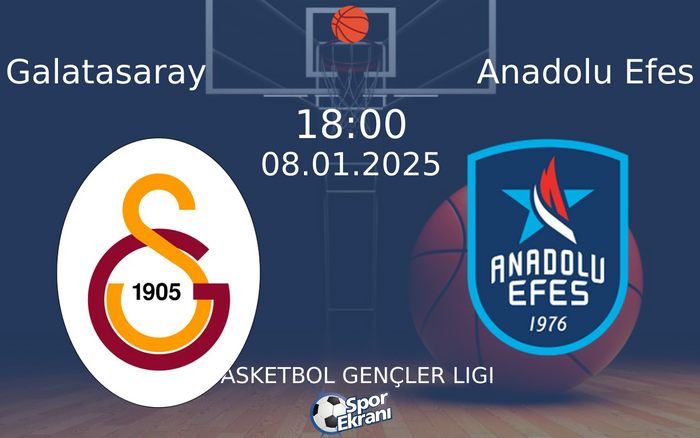 08 Ocak 2025 Galatasaray vs Anadolu Efes maçı Hangi Kanalda Saat Kaçta Yayınlanacak? 08 Ocak 2025 Galatasaray vs Anadolu Efes maçı Hangi Kanalda Saat Kaçta Yayınlanacak?