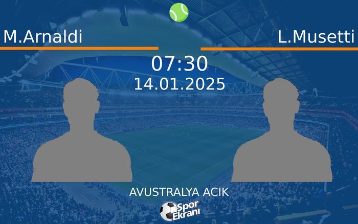 14 Ocak 2025 M.Arnaldi vs L.Musetti maçı Hangi Kanalda Saat Kaçta Yayınlanacak? 14 Ocak 2025 M.Arnaldi vs L.Musetti maçı Hangi Kanalda Saat Kaçta Yayınlanacak?