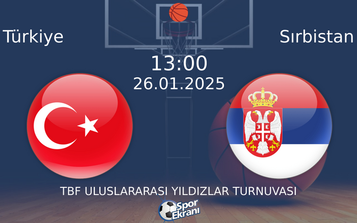 26 Ocak 2025 Türkiye vs Sırbistan maçı Hangi Kanalda Saat Kaçta Yayınlanacak?