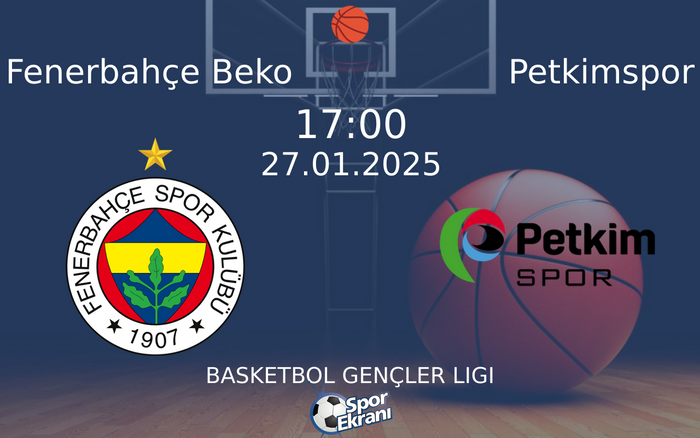27 Ocak 2025 Fenerbahçe Beko vs Petkimspor maçı Hangi Kanalda Saat Kaçta Yayınlanacak? 27 Ocak 2025 Fenerbahçe Beko vs Petkimspor maçı Hangi Kanalda Saat Kaçta Yayınlanacak?