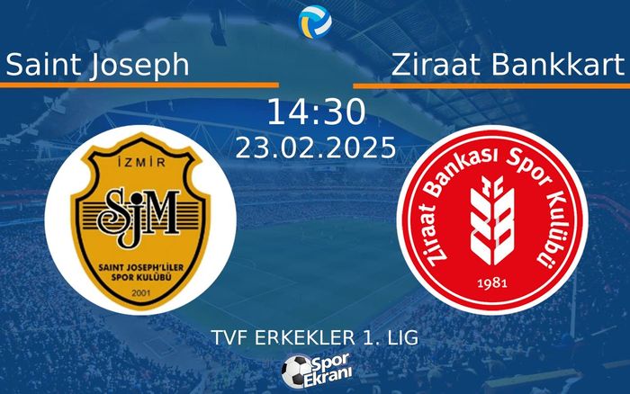 23 Şubat 2025 Saint Joseph vs Ziraat Bankkart maçı Hangi Kanalda Saat Kaçta Yayınlanacak?