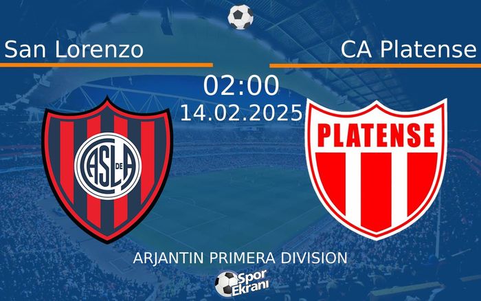 14 Şubat 2025 San Lorenzo vs CA Platense maçı Hangi Kanalda Saat Kaçta Yayınlanacak?