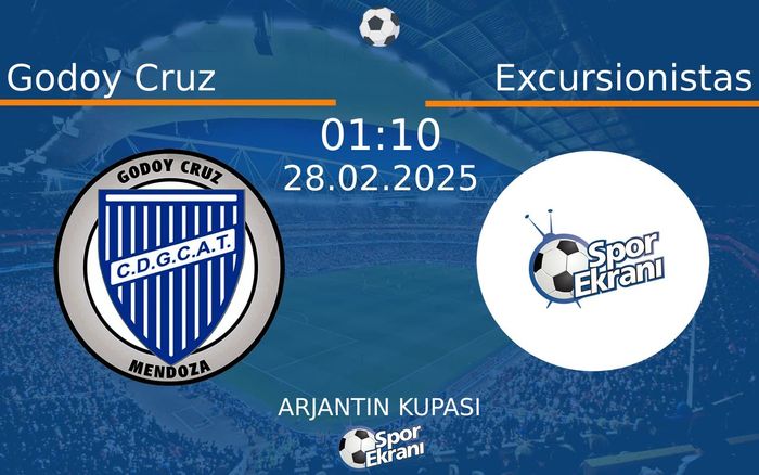 28 Şubat 2025 Godoy Cruz vs Excursionistas maçı Hangi Kanalda Saat Kaçta Yayınlanacak? 28 Şubat 2025 Godoy Cruz vs Excursionistas maçı Hangi Kanalda Saat Kaçta Yayınlanacak?