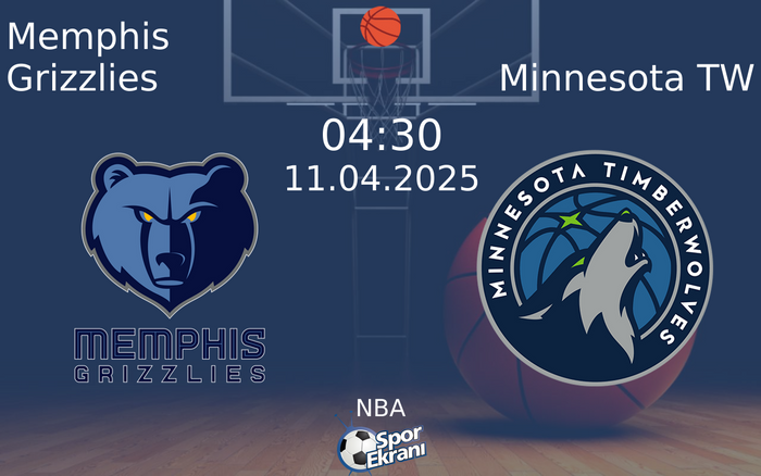 11 Nisan 2025 Memphis Grizzlies vs Minnesota TW maçı Hangi Kanalda Saat Kaçta Yayınlanacak?