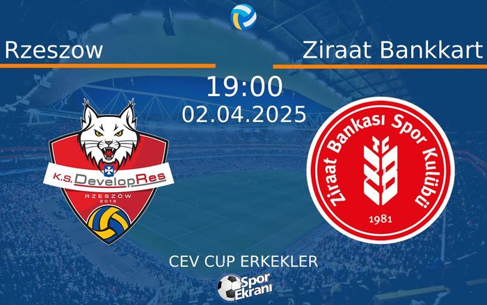 02 Nisan 2025 Rzeszow vs Ziraat Bankkart maçı Hangi Kanalda Saat Kaçta Yayınlanacak? 02 Nisan 2025 Rzeszow vs Ziraat Bankkart maçı Hangi Kanalda Saat Kaçta Yayınlanacak?
