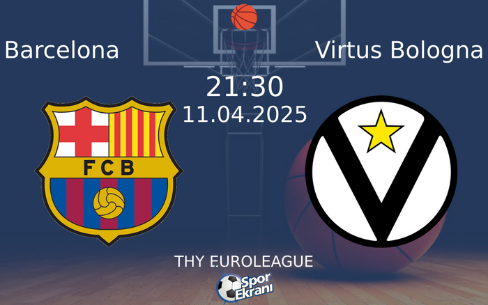 11 Nisan 2025 Barcelona vs Virtus Bologna maçı Hangi Kanalda Saat Kaçta Yayınlanacak?