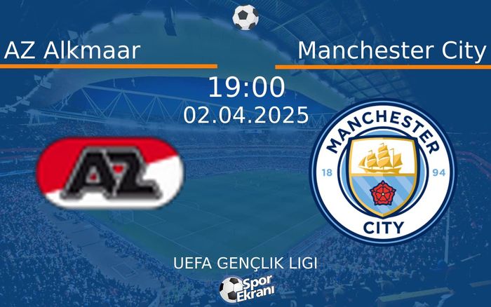 02 Nisan 2025 AZ Alkmaar vs Manchester City maçı Hangi Kanalda Saat Kaçta Yayınlanacak? 02 Nisan 2025 AZ Alkmaar vs Manchester City maçı Hangi Kanalda Saat Kaçta Yayınlanacak?