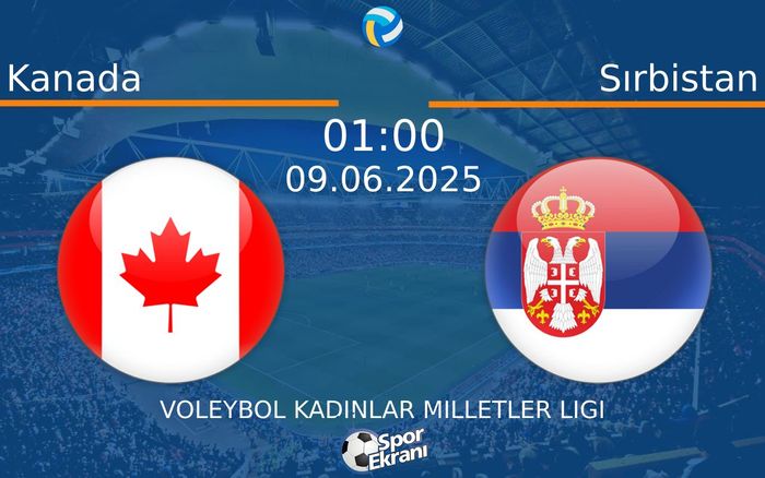 09 Haziran 2025 Kanada vs Sırbistan maçı Hangi Kanalda Saat Kaçta Yayınlanacak?