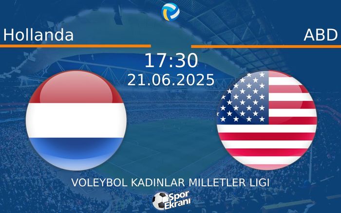 21 Haziran 2025 Hollanda vs ABD maçı Hangi Kanalda Saat Kaçta Yayınlanacak? 21 Haziran 2025 Hollanda vs ABD maçı Hangi Kanalda Saat Kaçta Yayınlanacak?