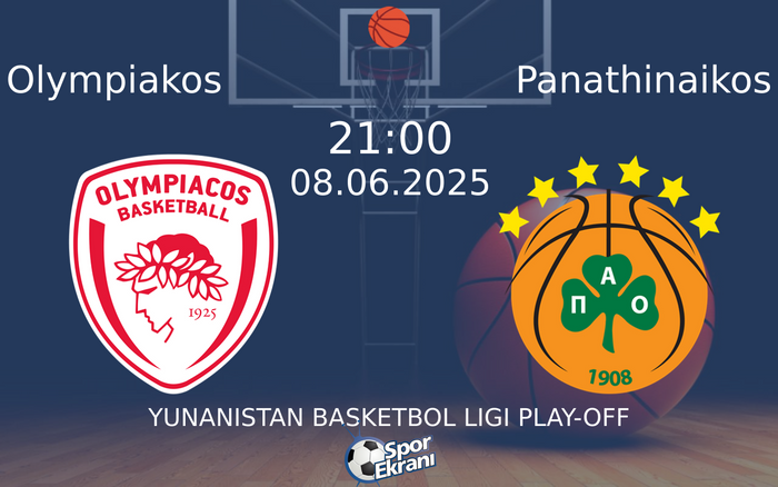 08 Haziran 2025 Olympiakos vs Panathinaikos maçı Hangi Kanalda Saat Kaçta Yayınlanacak? 08 Haziran 2025 Olympiakos vs Panathinaikos maçı Hangi Kanalda Saat Kaçta Yayınlanacak?