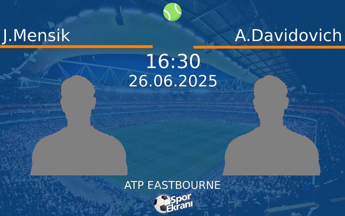 26 Haziran 2025 J.Mensik vs A.Davidovich maçı Hangi Kanalda Saat Kaçta Yayınlanacak? 26 Haziran 2025 J.Mensik vs A.Davidovich maçı Hangi Kanalda Saat Kaçta Yayınlanacak?