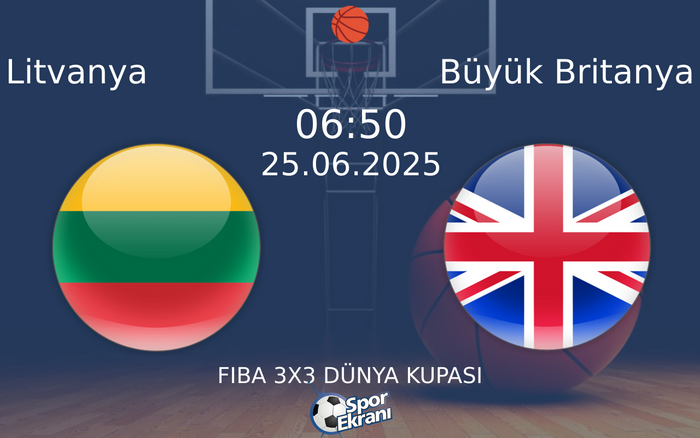 25 Haziran 2025 Litvanya vs Büyük Britanya maçı Hangi Kanalda Saat Kaçta Yayınlanacak?