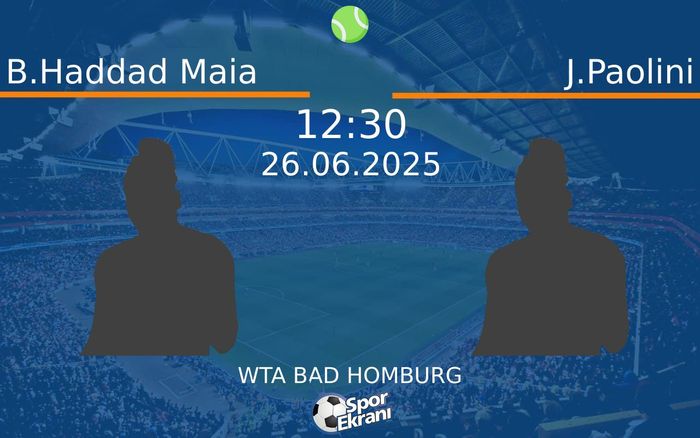 26 Haziran 2025 B.Haddad Maia vs J.Paolini maçı Hangi Kanalda Saat Kaçta Yayınlanacak? 26 Haziran 2025 B.Haddad Maia vs J.Paolini maçı Hangi Kanalda Saat Kaçta Yayınlanacak?