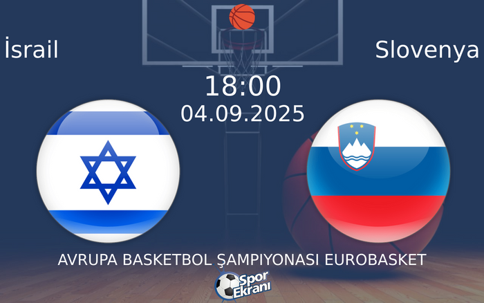 04 Eylül 2025 İsrail vs Slovenya maçı Hangi Kanalda Saat Kaçta Yayınlanacak?