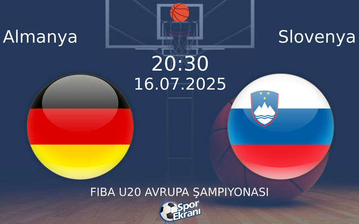 16 Temmuz 2025 Almanya vs Slovenya maçı Hangi Kanalda Saat Kaçta Yayınlanacak? 16 Temmuz 2025 Almanya vs Slovenya maçı Hangi Kanalda Saat Kaçta Yayınlanacak?