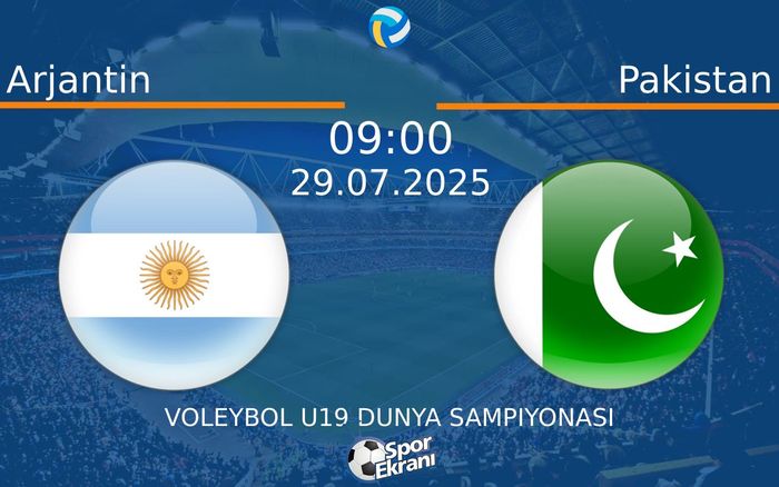 29 Temmuz 2025 Arjantin vs Pakistan maçı Hangi Kanalda Saat Kaçta Yayınlanacak? 29 Temmuz 2025 Arjantin vs Pakistan maçı Hangi Kanalda Saat Kaçta Yayınlanacak?