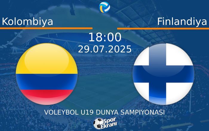 29 Temmuz 2025 Kolombiya vs Finlandiya maçı Hangi Kanalda Saat Kaçta Yayınlanacak?