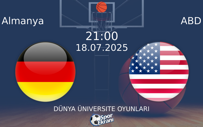 18 Temmuz 2025 Almanya vs ABD maçı Hangi Kanalda Saat Kaçta Yayınlanacak?
