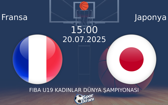 20 Temmuz 2025 Fransa vs Japonya maçı Hangi Kanalda Saat Kaçta Yayınlanacak?