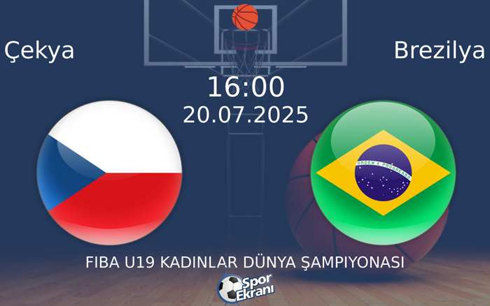 20 Temmuz 2025 Çekya vs Brezilya maçı Hangi Kanalda Saat Kaçta Yayınlanacak?