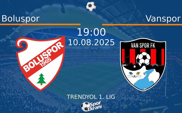 10 Ağustos 2025 Boluspor vs Vanspor maçı Hangi Kanalda Saat Kaçta Yayınlanacak?