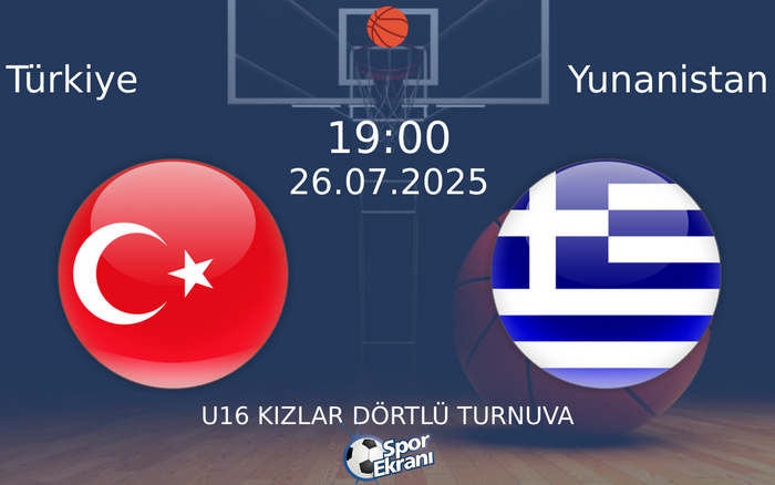 26 Temmuz 2025 Türkiye vs Yunanistan maçı Hangi Kanalda Saat Kaçta Yayınlanacak? 26 Temmuz 2025 Türkiye vs Yunanistan maçı Hangi Kanalda Saat Kaçta Yayınlanacak?