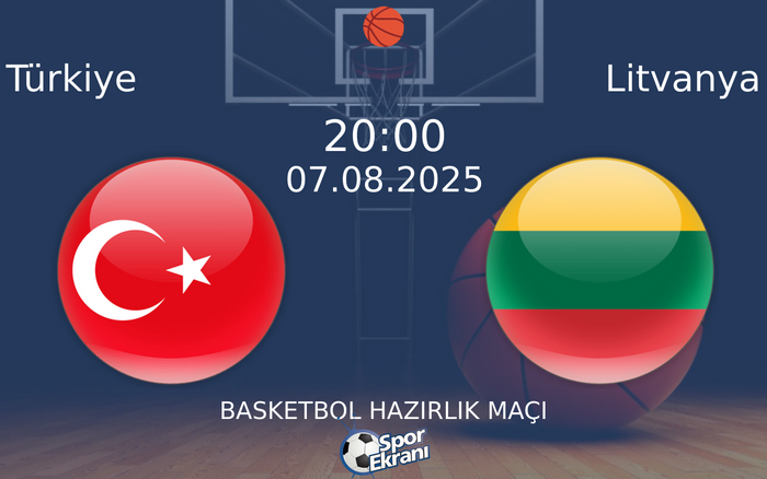 07 Ağustos 2025 Türkiye vs Litvanya maçı Hangi Kanalda Saat Kaçta Yayınlanacak?