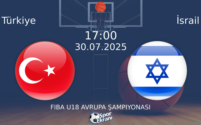 30 Temmuz 2025 Türkiye vs İsrail maçı Hangi Kanalda Saat Kaçta Yayınlanacak? 30 Temmuz 2025 Türkiye vs İsrail maçı Hangi Kanalda Saat Kaçta Yayınlanacak?