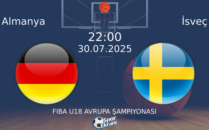 30 Temmuz 2025 Almanya vs İsveç maçı Hangi Kanalda Saat Kaçta Yayınlanacak?
