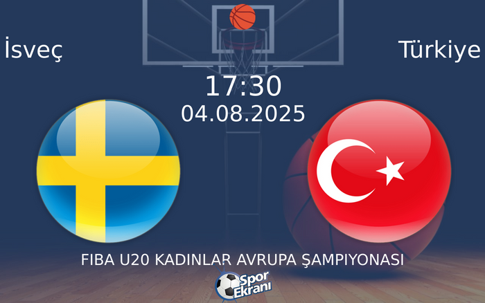 04 Ağustos 2025 İsveç vs Türkiye maçı Hangi Kanalda Saat Kaçta Yayınlanacak?