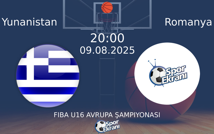 09 Ağustos 2025 Yunanistan vs Romanya maçı Hangi Kanalda Saat Kaçta Yayınlanacak?