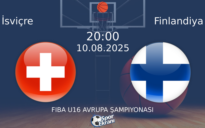 10 Ağustos 2025 İsviçre vs Finlandiya maçı Hangi Kanalda Saat Kaçta Yayınlanacak?
