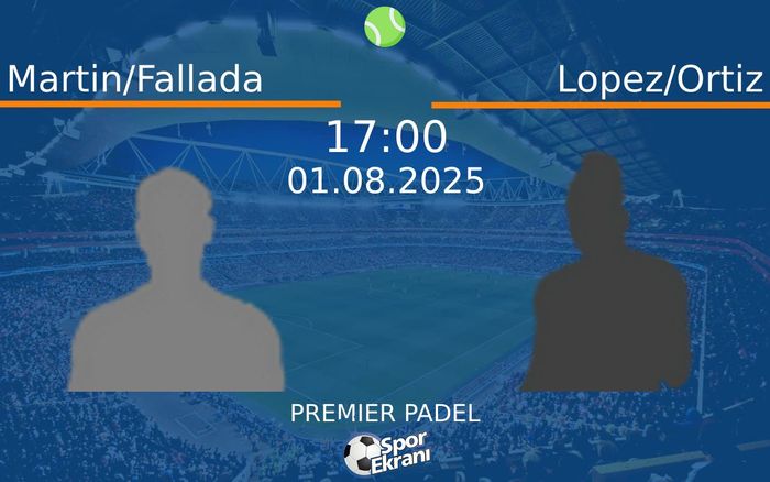 01 Ağustos 2025 Martin/Fallada vs Lopez/Ortiz maçı Hangi Kanalda Saat Kaçta Yayınlanacak?